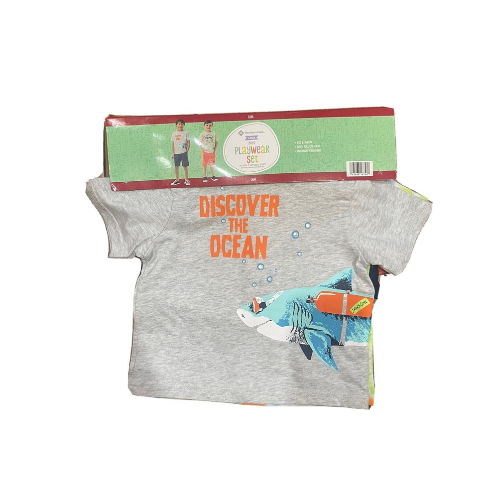 Member's Mark 4-Piece Boys‎ Playwear Set 12M